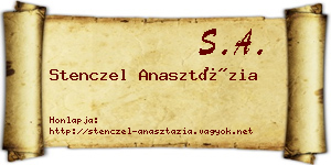 Stenczel Anasztázia névjegykártya